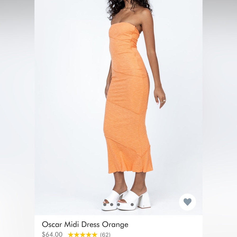 Size 0 princess Polly Oscar dress in orange